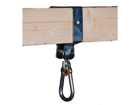 swing hook swing hanger large for swing set galvanized steel anti rust square wood with carabiner spring-snap hook heavy duty carabiner clip_01