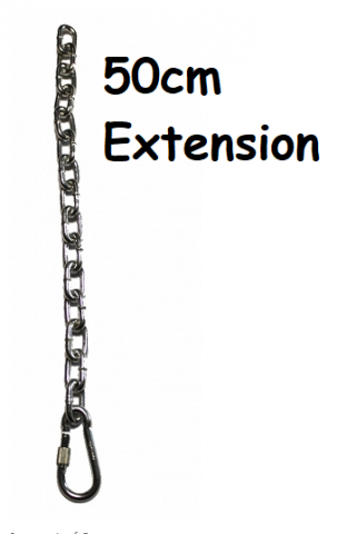 50cm extension used to extend the ropes or chains twist lock carabiner_00