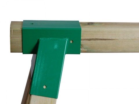 A frame swing set brackets swing corner bracket for climbing frame hardware metal DIY climbing frame