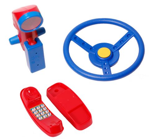 Periscope Steering Wheel Climbing Frame Set of 3 Accessories Telephone