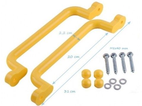 Swing Set Safety Grip Handles Safety Hand Grips for Playsets Playgrounds Handles Climbing Frame Swing Set Safety Grips