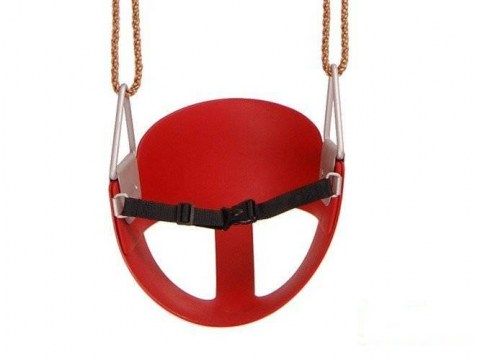 baby bucket swing seat elastic with safety strap swing set
