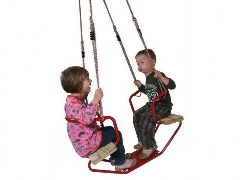 duo swing seat kids tandem see-saw gondola swing seat for two kids swing set_01