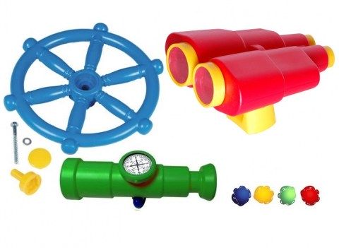 toys-bundle telescope marine wheel binocular plastic